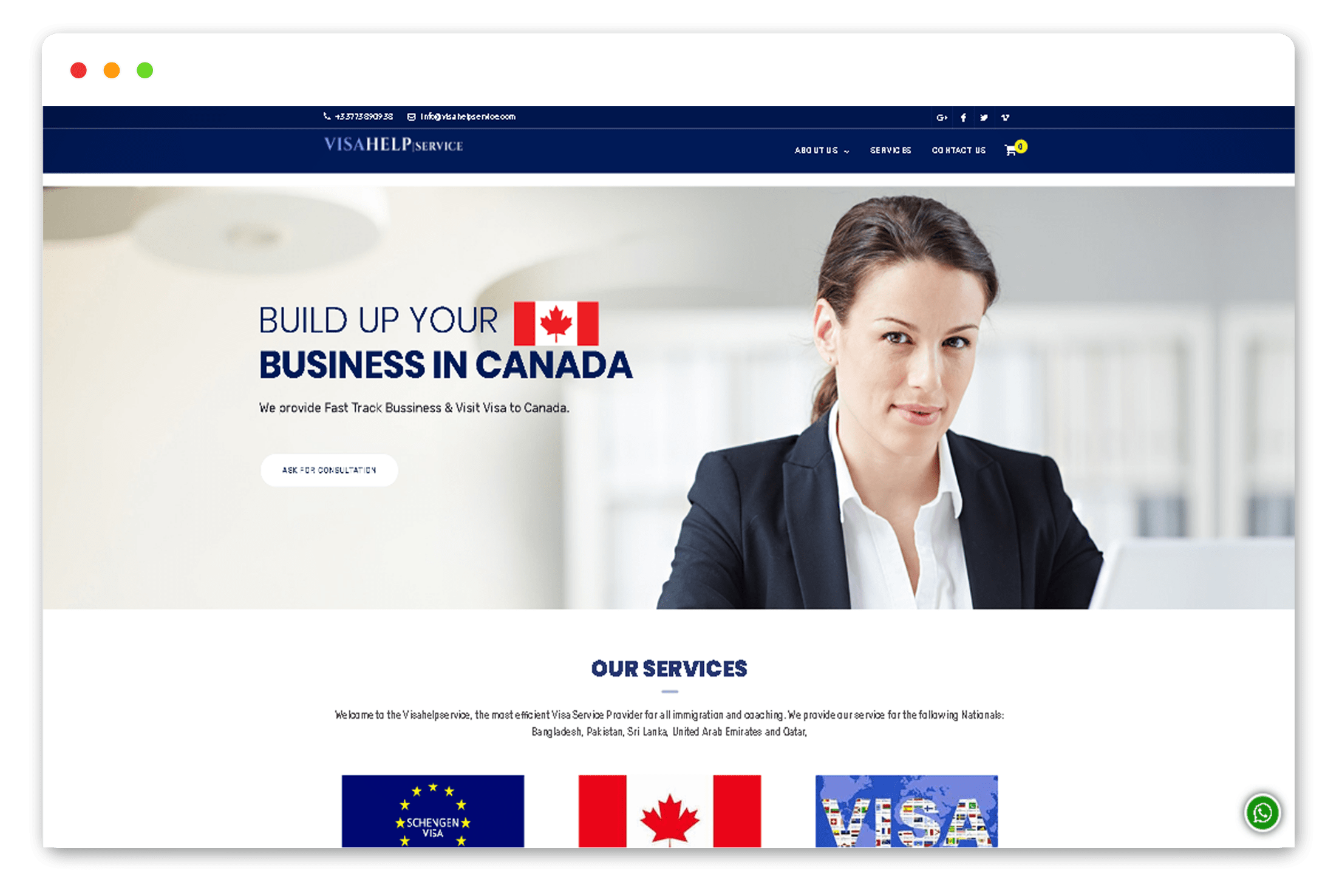website designs in Vancouver