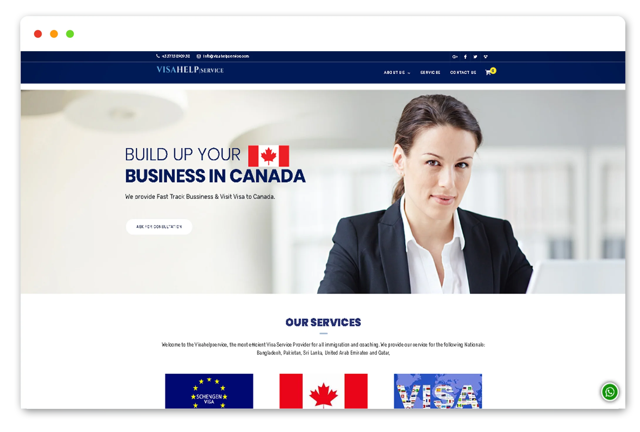website designs in Vancouver