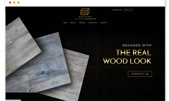 marble factory's website by saintcode