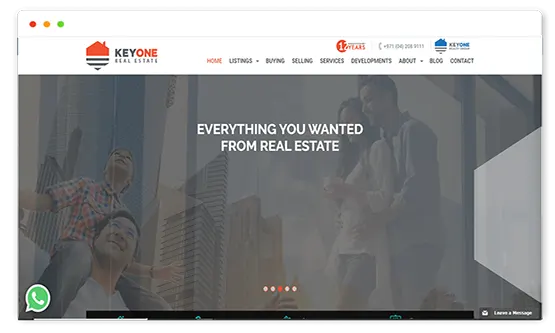 real-estate website developed by saintcode