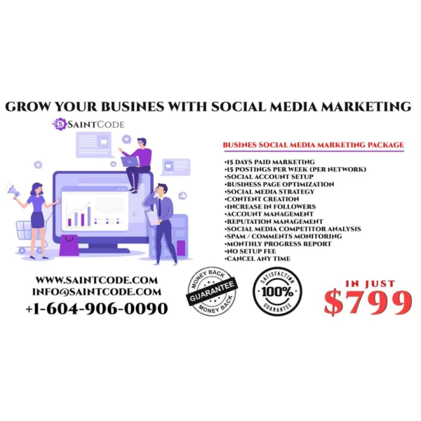lower Mainland Vancouver Business Social Media Marketing Package